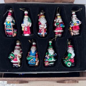 Thomas Pacconi Classic Vintage Around the World Santa Christmas Ornament 2002